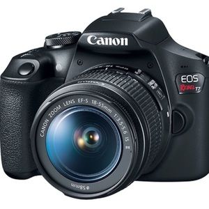 Canon EOS Rebel T7 Digital SLR Camera with 18-55mm Lens, includes shoulder bag